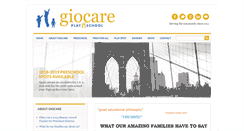 Desktop Screenshot of giocareplayschool.com